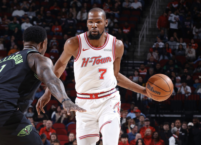 华体会官方-18中5+三分8中1!杜兰特18+6+8复仇鹈鹕 超德克升历史总分第6|火箭|凯文·杜兰特|史密斯|德克·诺维茨基|投篮_新浪体育_新浪新闻